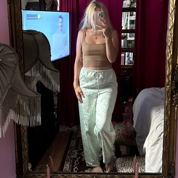 Vintage satin pajama pants - Picture 7 of 7